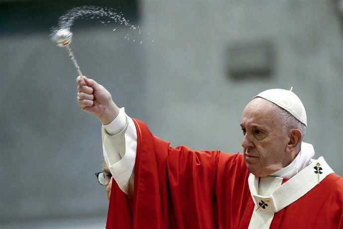 El Papa en la celebración del Domingo de Ramos