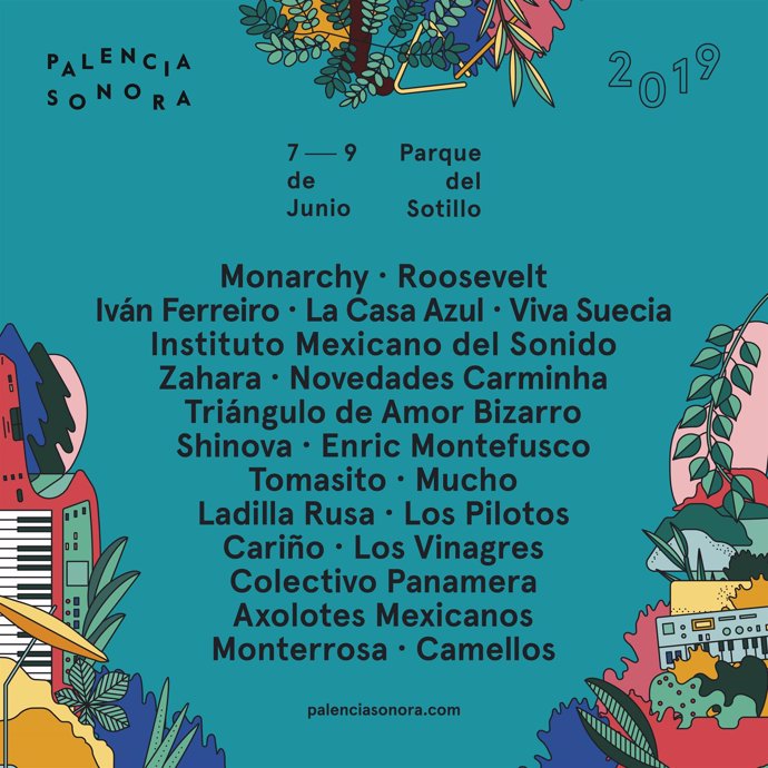 Cartel del Festival Palencia Sonora