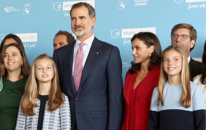 La Familia Real en Cataluña con motivo de los premios Princesa de Girona