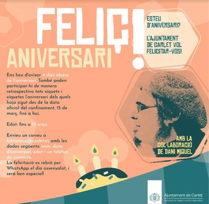 DANI MIQUEL FELICITARÁ A LOS NIÑOS DE CARLET