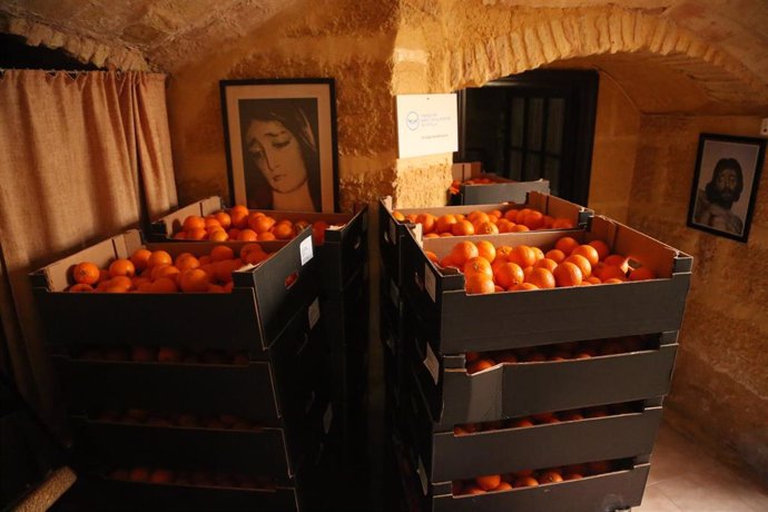 Naranjas donadas por McDonald's a Cáritas de Osuna