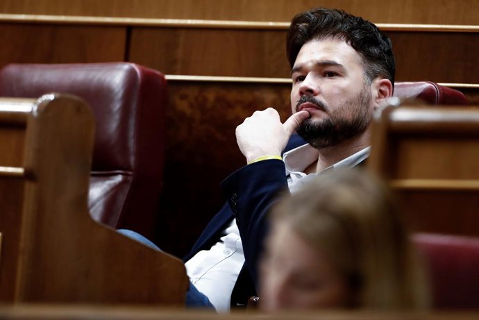 El portaveu parlamentari d'ERC,  Gabriel Rufián