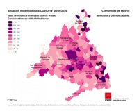El tamaño de la población, el grado de envejecimiento y la movilidad condicionan el volumen de casos de coronavirus
