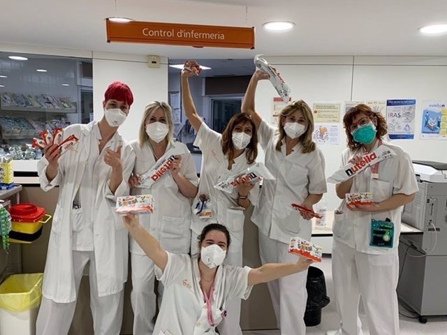 Donación de Ferrero Ibérica a un hospital durante el coronavirus