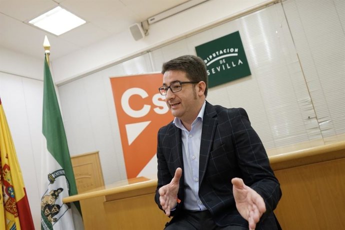El portavoz de Ciudadanos (Cs) en la Diputación de Sevilla, Manuel Benjumea