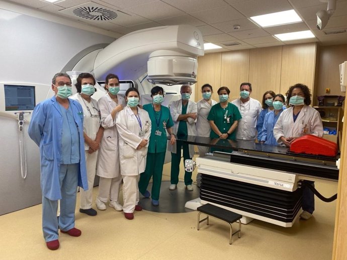 Equipo profesionales de la Unidad de Oncología Radioterápica