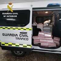 Interceptadas 500 cajetillas de tabaco de contrabando en un control de tráfico en Utrera (Sevilla)