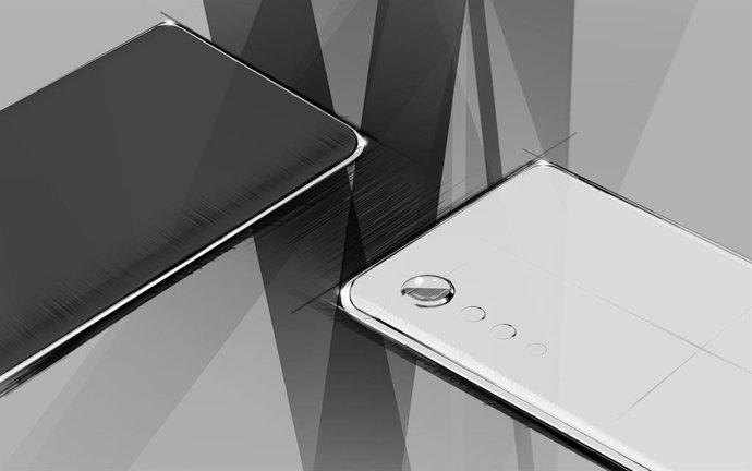 LG presenta su nuevo diseño de 'smartphone' con pantalla curva y cámara con form