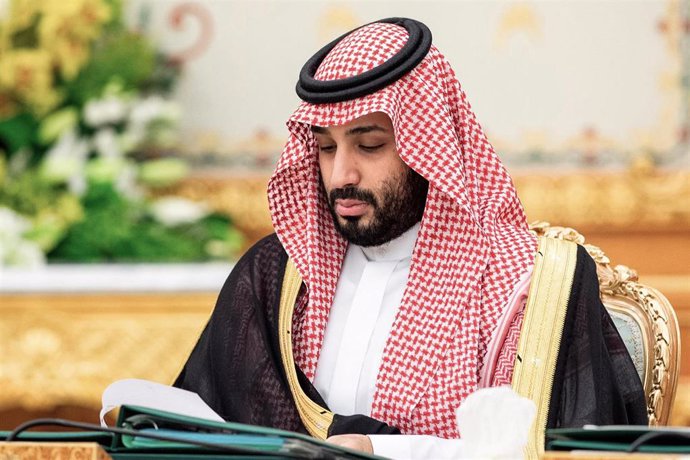 03 March 2020, Saudi Arabia, Riyadh: Saudi Crown Prince Mohammad Bin Salman Al Saud attends a meeting of the Saudi cabinet. Photo: -/Saudi Press Agency/dpa