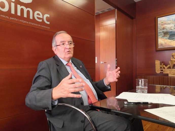 El presidente de Pimec, Josep González (foto de archivo)