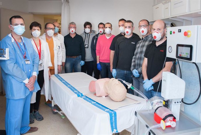 El Hospital de Bellvitge desarrolla un nuevo modelo de respirador para los pacientes con Covid-19