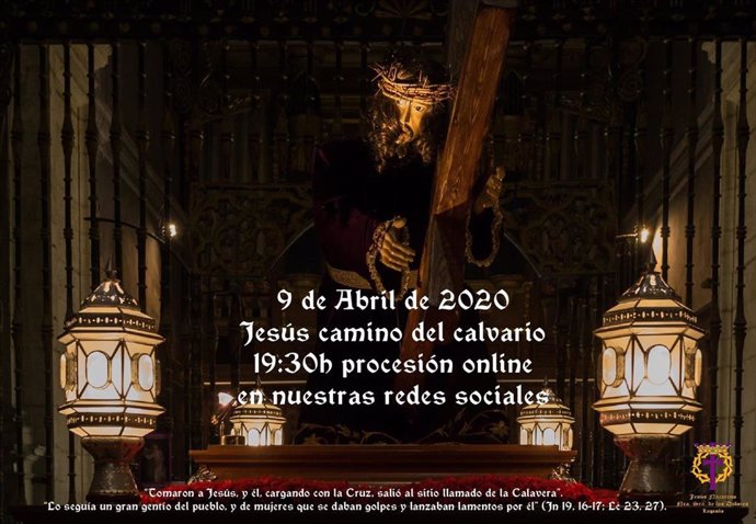 Tres cofradías de Logroño ofrecen sus actos online este Jueves Santo