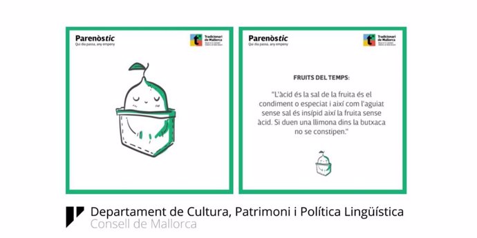 El nuevo 'Parenstic' del Consell de Mallorca con ilustraciones de Melicotó