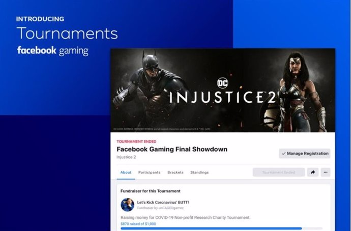Facebook Gaming introduce los torneos de videojuegos en acceso anticipado