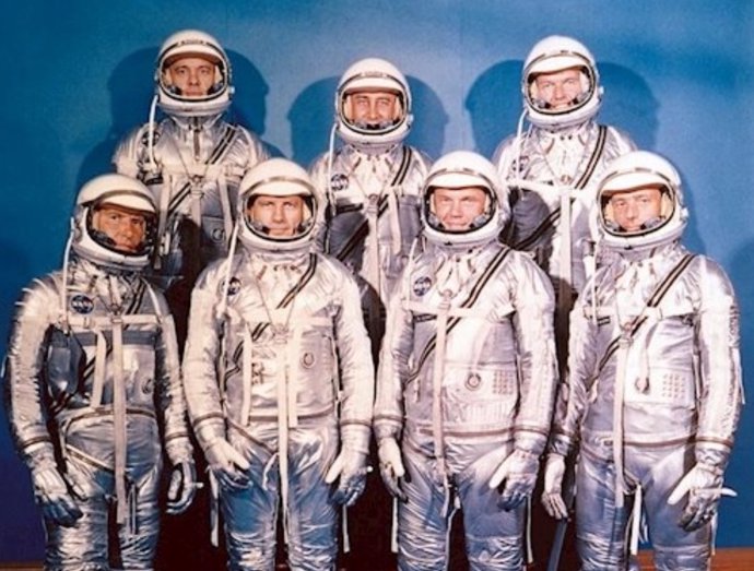 Se cumplen 61 años de los siete primeros astronautas de la NASA