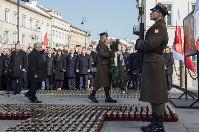 Polonia.- Polonia conmemora el décimo aniversario del accidente de avión en el q