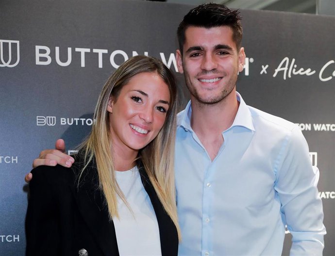 Alice Campello y Álvaro Morata, en una foto de archivo de Europa Press