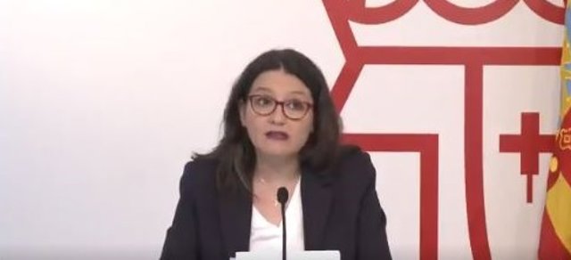 La vicepresidenta del Gobierno valenciano y consellera de Igualdad y Políticas Inclusivas, Mónica Oltra.