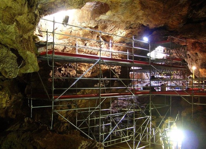 Yacimiento Cueva Victoria en Cartagena, donde se han encontrado los restos fósiles del babuino