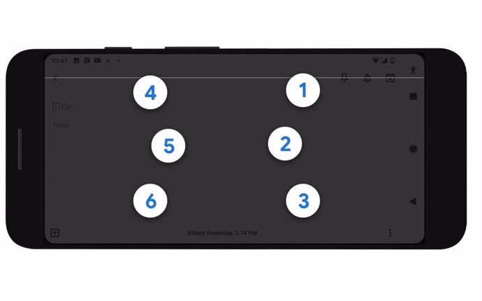 Android introduce TalkBack, su nuevo teclado braille para móviles