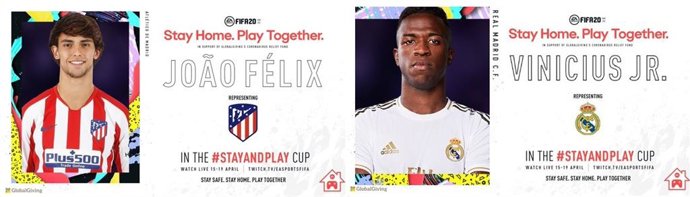 Joao Félix y Vinicius representarán a Atlético y Real Madrid en el torneo FIFA20 eSports
