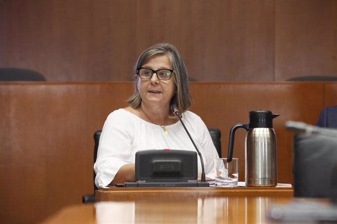 La portavoz de Ciudadanos en materia Institucional en las Cortes de Aragón, Beatriz García.