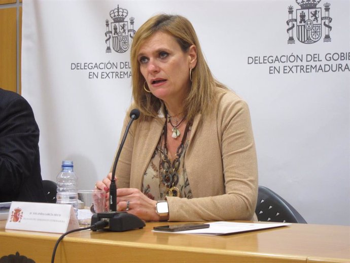 La delegada del Gobierno en Extremadura, Yolanda García Seco, en una imagen de archivo