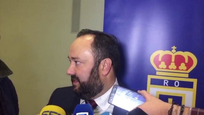 El presidente del Real Oviedo Jorge Menéndez Vallina