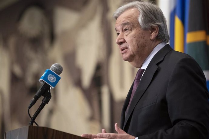 El secretario general de la ONU, António Guterres. 