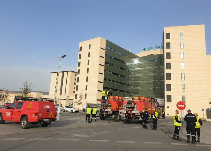 Medidas de desinfección en el Hospital Clínico San Cecilio de Granada