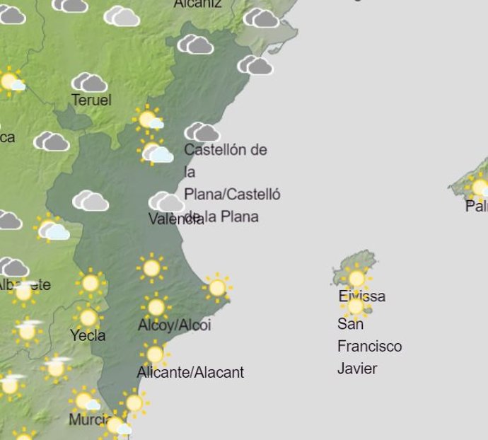 Predicción de Aemet