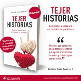 Portada del libro 'Tejer Historias. Comunicar en tiempos de pandemia'