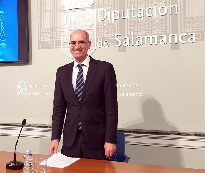 Javier Iglesias en la Diputación de Salamanca.