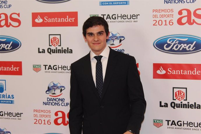 Bruno Hortelano en los Premios AS al Deporte 2016