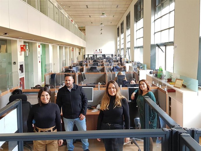Trabajadores del Servicio Andaluz de Teleasistencia en una imagen de archivo