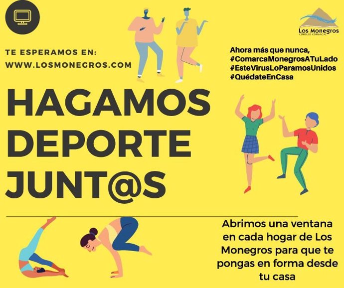 Cartel de deporte Comarca de Los Monegros