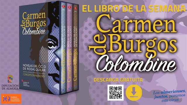 Diputación acerca a los almerienses la mayor colección de novelas de Carmen de Burgos.