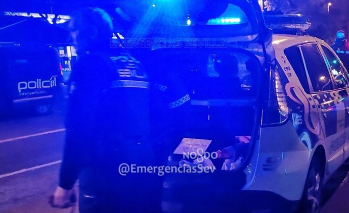 Policía local imagen de archivo