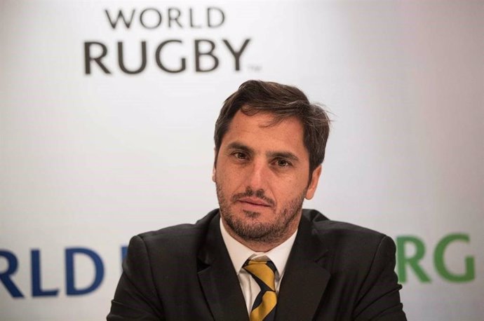 Agustín Pichot, en su etapa como vicepresidente de World Rugby.