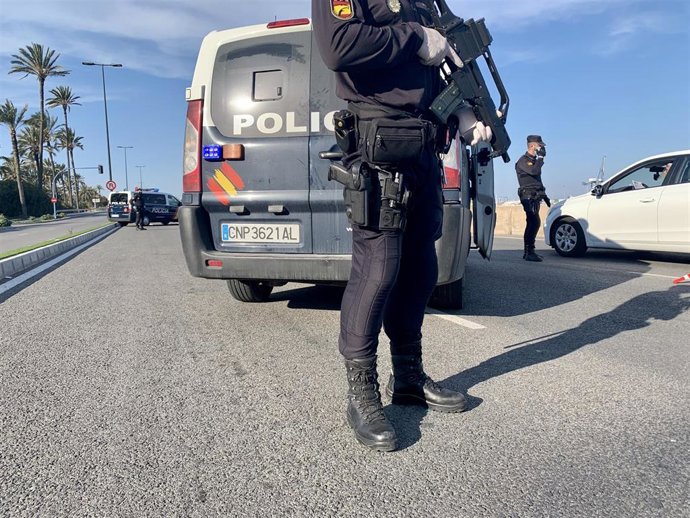 Control policial en Alicante