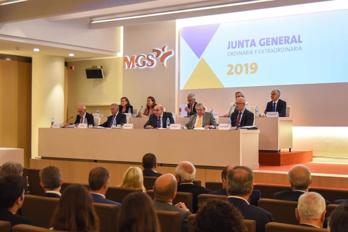 MGS Seguros durante la junta general 2019.