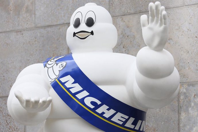 FILED - 07 November 2012, Berlin: The mascot of French tyre manufacturer Michelin, known as the Michelin Man. The company expects its profits to decline during 2020, as demand for cars and light trucks falls. Photo: Stephanie Pilick/dpa