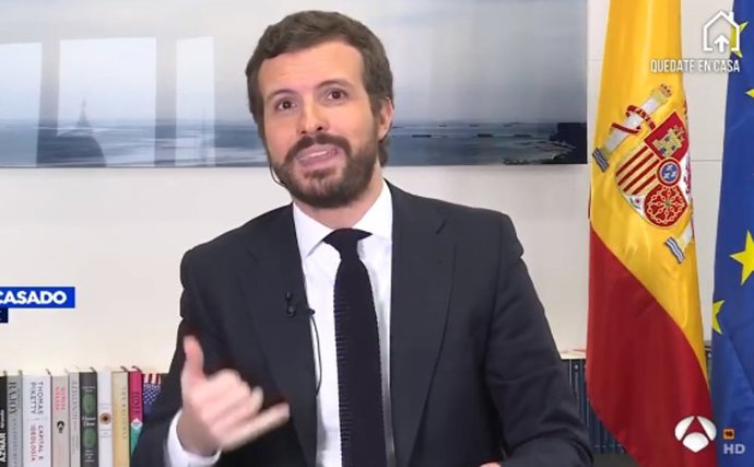 Entrevista al líder del PP, Pablo Casado