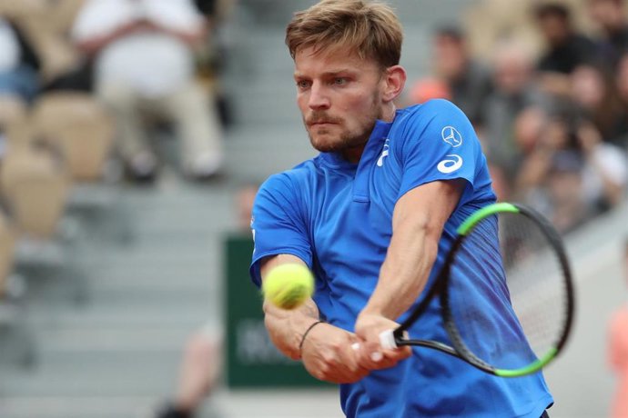 El tenista belga David Goffin durante Roland Garros 2019