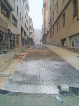 La peatonalización de las calles de 'los obispos' en Cáceres estará lista para la feria de día en mayo