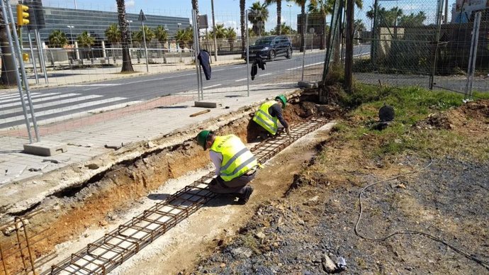 Huelva.- Coronavirus.- Puertos.- Se reanudan las obras paradas del Puerto como l