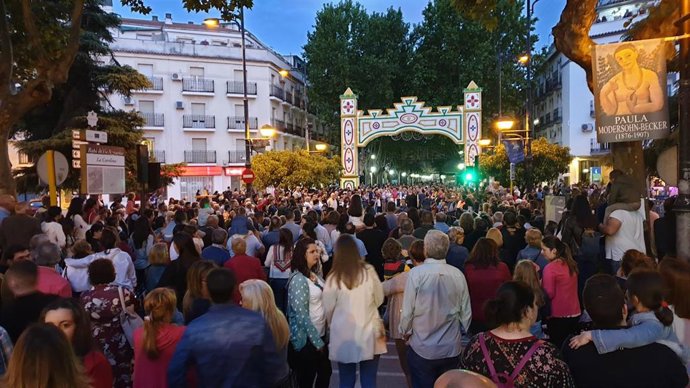 Alumbrado 'Feria de Mayo' en La Carolina (Jaén)
