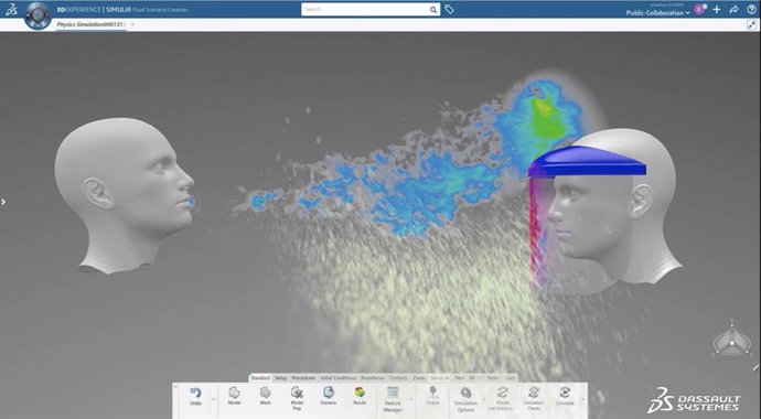 La simulación de estornudos humanos y su contribución en el diseño de los equipo