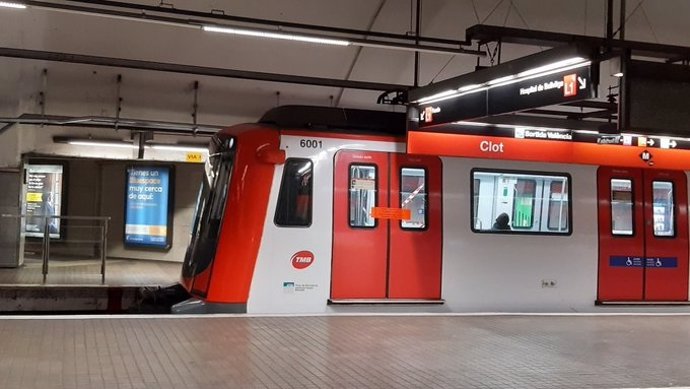 La estación de Clot de la L1 del Metro de Barcelona