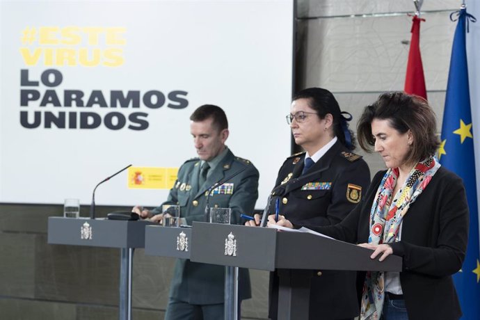 La directora adjunta del Centro de Coordinación de Alertas y Emergencias Sanitarias (CCAES), María José Sierra; durante la rueda de prensa posterior a la reunión del Comité Técnico de Gestión del Covid-19, en Madrid (España) 